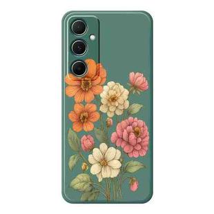 For Samsung Galaxy S23 5G D Series Minimalist TPU Creative Painted Phone Case(Green A1054)