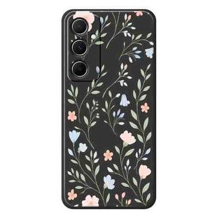 For Samsung Galaxy S22+ 5G D Series Minimalist TPU Creative Painted Phone Case(Black A1060)