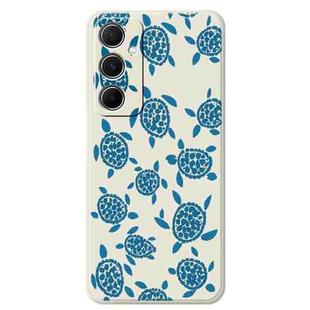 For Samsung Galaxy S22+ 5G D Series Minimalist TPU Creative Painted Phone Case(White A1047)