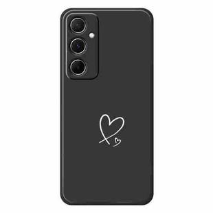 For Samsung Galaxy S21 5G D Series Minimalist TPU Creative Painted Phone Case(Black A1044)