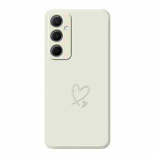 For Samsung Galaxy S21 Ultra 5G D Series Minimalist TPU Creative Painted Phone Case(White A1044)