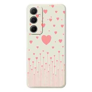 For Samsung Galaxy S22+ 5G E Series Minimalist TPU Creative Painted Phone Case(White A1072)