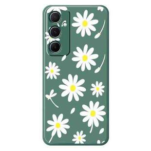 For Samsung Galaxy S21 Ultra 5G E Series Minimalist TPU Creative Painted Phone Case(Green A1068)