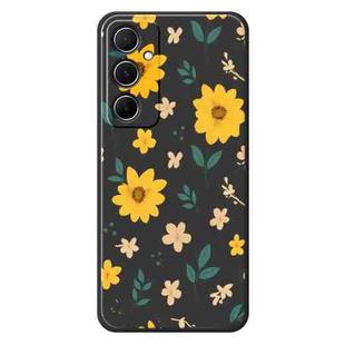 For Samsung Galaxy S21 Ultra 5G E Series Minimalist TPU Creative Painted Phone Case(Black A1074)