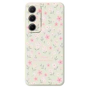 For Samsung Galaxy S23 5G F Series Minimalist TPU Creative Painted Phone Case(White A1094)