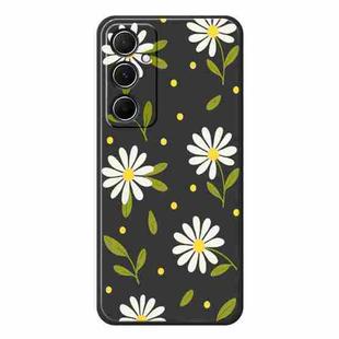 For Samsung Galaxy S22 Ultra 5G F Series Minimalist TPU Creative Painted Phone Case(Black A1085)