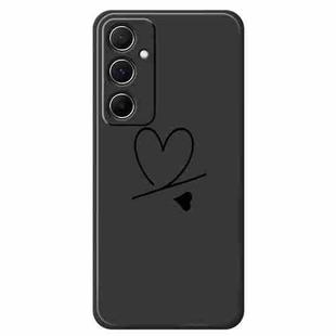 For Samsung Galaxy S21 Ultra 5G F Series Minimalist TPU Creative Painted Phone Case(Black A1099)