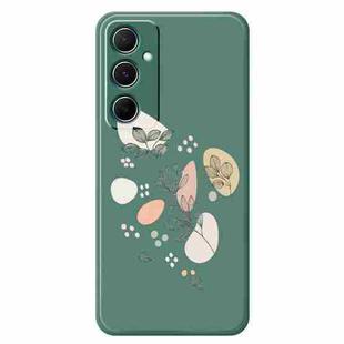 For Samsung Galaxy S10 F Series Minimalist TPU Creative Painted Phone Case(Green A1089)
