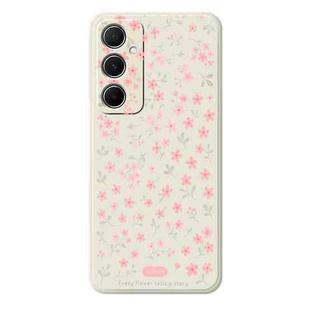 For Samsung Galaxy S23 5G G Series Minimalist TPU Creative Painted Phone Case(White A1101)