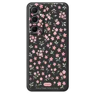 For Samsung Galaxy S22+ 5G G Series Minimalist TPU Creative Painted Phone Case(Black A1101)