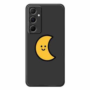 For Samsung Galaxy S22+ 5G G Series Minimalist TPU Creative Painted Phone Case(Black A1102)