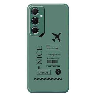 For Samsung Galaxy S21 Ultra 5G G Series Minimalist TPU Creative Painted Phone Case(Green A1111)