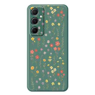 For Samsung Galaxy S21 Ultra 5G G Series Minimalist TPU Creative Painted Phone Case(Green A1112)