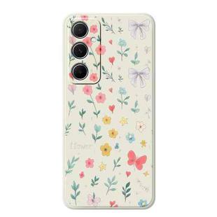 For Samsung Galaxy A52 5G / 4G A Series Minimalist TPU Creative Painted Phone Case(White A0955)