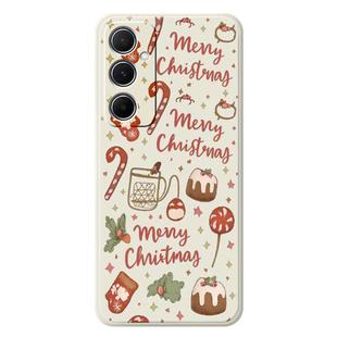 For Samsung Galaxy A16 4G / 5G B Series Minimalist TPU Creative Painted Phone Case(White A0997)