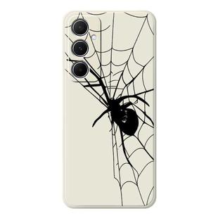For Samsung Galaxy A34 5G B Series Minimalist TPU Creative Painted Phone Case(White A1001)