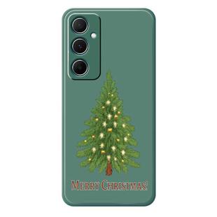 For Samsung Galaxy A54 5G B Series Minimalist TPU Creative Painted Phone Case(Green A0991)