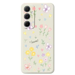 For Samsung Galaxy A32 4G B Series Minimalist TPU Creative Painted Phone Case(White A1002)