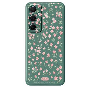 For Samsung Galaxy A06 5G / 4G G Series Minimalist TPU Creative Painted Phone Case(Green A1101)