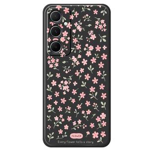 For Samsung Galaxy A06 5G / 4G G Series Minimalist TPU Creative Painted Phone Case(Black A1101)