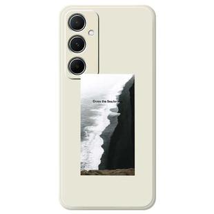 For Samsung Galaxy A36 5G G Series Minimalist TPU Creative Painted Phone Case(White A1106)