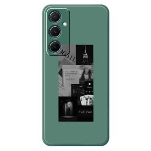 For Samsung Galaxy A23 5G / 4G G Series Minimalist TPU Creative Painted Phone Case(Green A1110)
