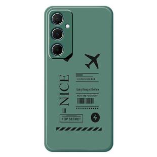 For Samsung Galaxy A33 5G G Series Minimalist TPU Creative Painted Phone Case(Green A1111)