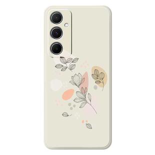 For Samsung Galaxy A26 5G F Series Minimalist TPU Creative Painted Phone Case(White A1089)