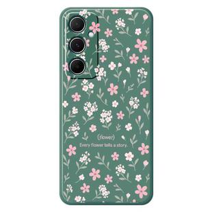 For Samsung Galaxy A25 4G / 5G F Series Minimalist TPU Creative Painted Phone Case(Green A1094)