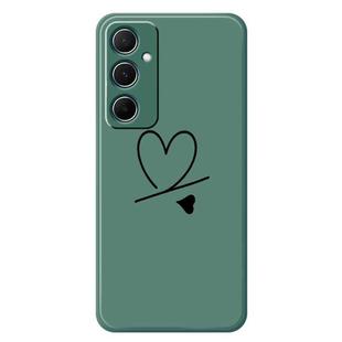 For Samsung Galaxy A23 5G / 4G F Series Minimalist TPU Creative Painted Phone Case(Green A1099)