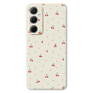 For Samsung Galaxy A33 5G F Series Minimalist TPU Creative Painted Phone Case(White A1096)