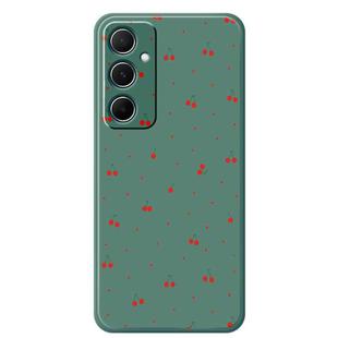 For Samsung Galaxy A22 5G F Series Minimalist TPU Creative Painted Phone Case(Green A1096)