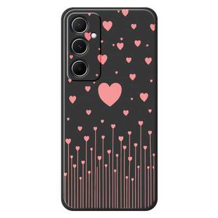 For Samsung Galaxy A16 4G / 5G E Series Minimalist TPU Creative Painted Phone Case(Black A1072)
