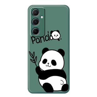 For Samsung Galaxy A25 4G / 5G E Series Minimalist TPU Creative Painted Phone Case(Green A1073)