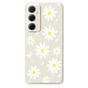 For Samsung Galaxy A14 4G / 5G E Series Minimalist TPU Creative Painted Phone Case(White A1068)