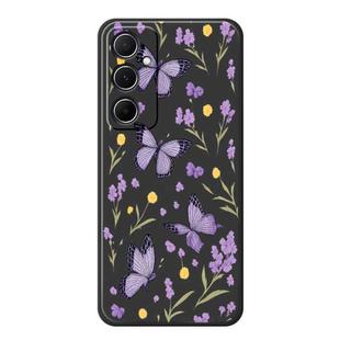 For Samsung Galaxy A33 5G E Series Minimalist TPU Creative Painted Phone Case(Black A1061)