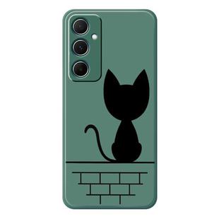 For Samsung Galaxy A15 4G / 5G D Series Minimalist TPU Creative Painted Phone Case(Green A1052)