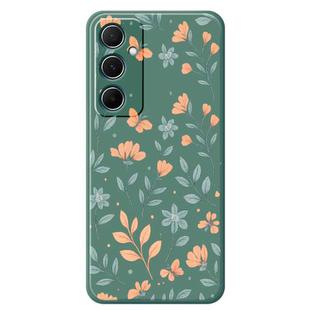 For Samsung Galaxy A24 5G / 4G D Series Minimalist TPU Creative Painted Phone Case(Green A1059)