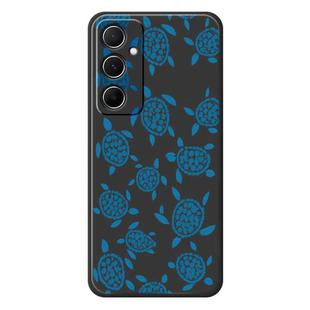 For Samsung Galaxy A54 5G D Series Minimalist TPU Creative Painted Phone Case(Black A1047)