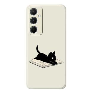 For Samsung Galaxy A16 4G / 5G C Series Minimalist TPU Creative Painted Phone Case(White A1013)