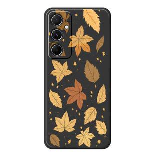 For Samsung Galaxy A16 4G / 5G C Series Minimalist TPU Creative Painted Phone Case(Black A1026)