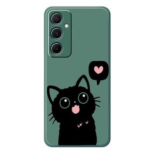 For Samsung Galaxy A53 5G C Series Minimalist TPU Creative Painted Phone Case(Green A1036)