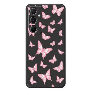 For Samsung Galaxy A22 5G C Series Minimalist TPU Creative Painted Phone Case(Black A1033)