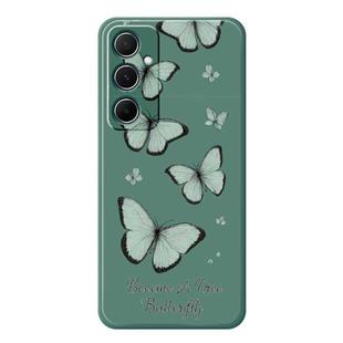 For iPhone 13 Pro Max A Series Minimalist TPU Creative Painted Phone Case(Green A0979)