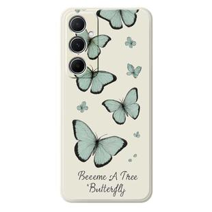 For iPhone 12 Pro Max A Series Minimalist TPU Creative Painted Phone Case(White A0979)