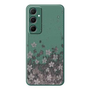 For iPhone 12 Pro Max A Series Minimalist TPU Creative Painted Phone Case(Green A0945)