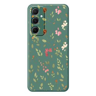For iPhone 12 Pro Max A Series Minimalist TPU Creative Painted Phone Case(Green A0953)