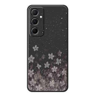 For iPhone 11 Pro Max A Series Minimalist TPU Creative Painted Phone Case(Black A0945)