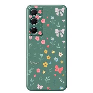 For iPhone 11 Pro Max A Series Minimalist TPU Creative Painted Phone Case(Green A0955)