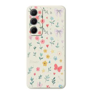 For iPhone 11 Pro A Series Minimalist TPU Creative Painted Phone Case(White A0955)